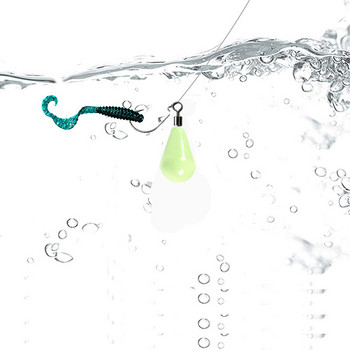Luminous Fishing Weights Sinkers 11g-60g Water Drop 360 Degree Rotation Fishing Sinker Bass Fishing Accessories
