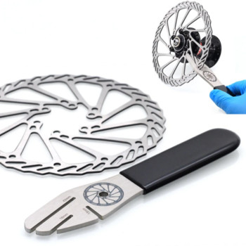 MTB Bike Bicycle Disc Brake Rotor Alignment Tools Truing Tools Корекционен ключ за сплескване на дискове за планински велосипеди Инструмент от неръждаема стомана