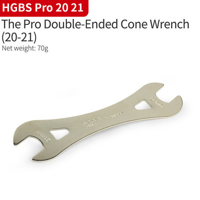 JSHOU BIKE Head Cheie conică pentru butuc axă cu capăt deschis, 13 până la 24 mm, instrument de reparare a bicicletei din oțel cu conținut ridicat de carbon