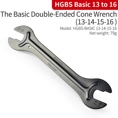 JSHOU BIKE Head Cheie conică pentru butuc axă cu capăt deschis, 13 până la 24 mm, instrument de reparare a bicicletei din oțel cu conținut ridicat de carbon