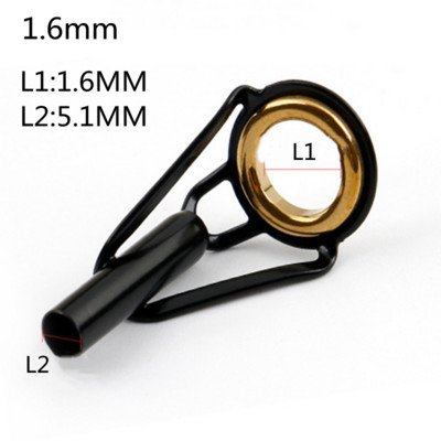 Õngeridva juhtnööri ots 1,5–2,0 mm roostevabast terasest DIY silmarõngad vardaparanduskomplekti vahetustarvikud