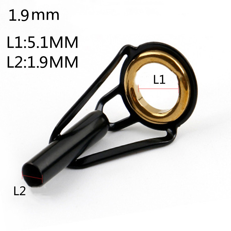 Õngeridva juhtnööri ots 1,5–2,0 mm roostevabast terasest DIY silmarõngad vardaparanduskomplekti vahetustarvikud