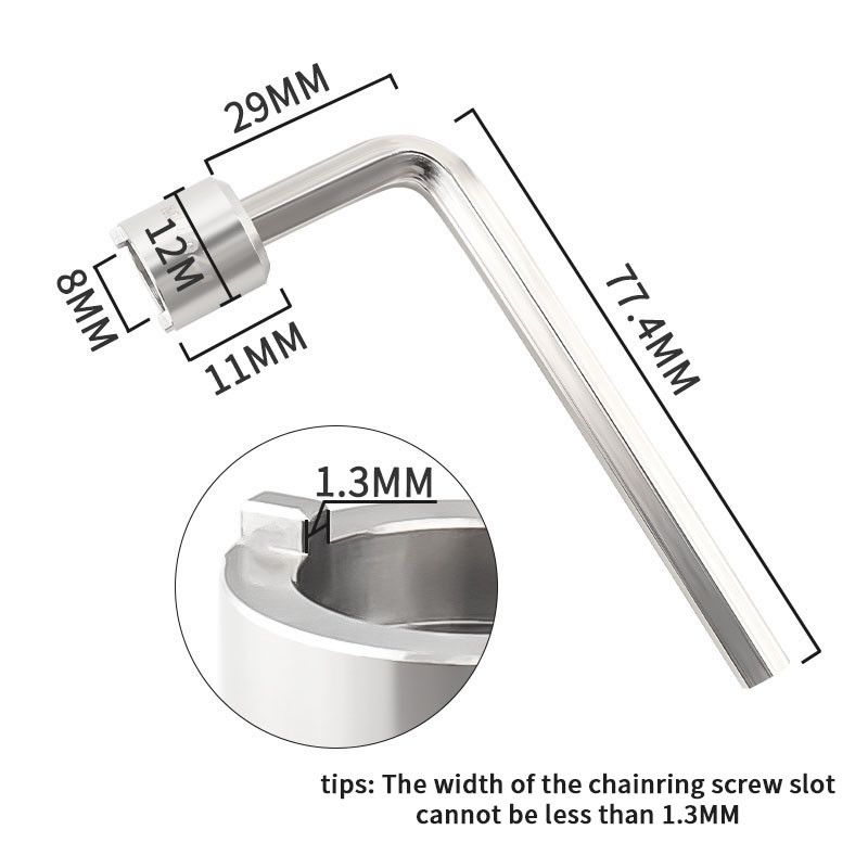 MUQZI șuruburi piuliță cheie șurub șurub pentru șurub Instrumente de instalare MTB Road pliabil instrument pentru roată cu lanț pentru biciclete