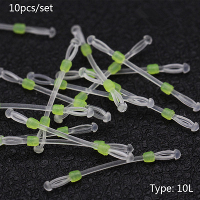 10 buc. Cârlige duble Contactor Dispozitiv Linie Spațiu Bifurcare Opt Tip Space Bean Line Instrument pivotant Accesorii de pescuit