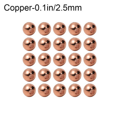 Buc noi Pescuit frumos proiectat 2mm/25mm/28mm/33mm/35mm Mărgele de tungsten Material pentru legarea muștelor Mărgele crestate Aliaj de tungsten