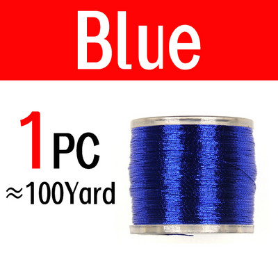 WIFREO, bobină de 100 de yarzi, undițe de pescuit metalice, ață de înfășurare pentru clădire pentru ghidaj de pescuit, cârlig cu ochi, linie de reparare a tijei de legare