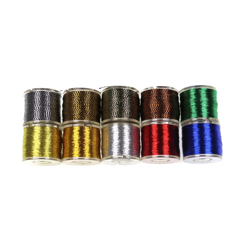 WIFREO, bobină de 100 de yarzi, undițe de pescuit metalice, ață de înfășurare pentru clădire pentru ghidaj de pescuit, cârlig cu ochi, linie de reparare a tijei de legare