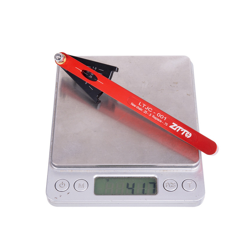 ZTTO MTB Αλυσίδα φθοράς ποδηλάτου Εργαλείο ελέγχου αλυσίδας Κιτ πολλαπλών λειτουργιών Εργαλείο επισκευής αλυσίδας ποδηλάτου δρόμου βουνού Εργαλείο επισκευής ποδηλασίας