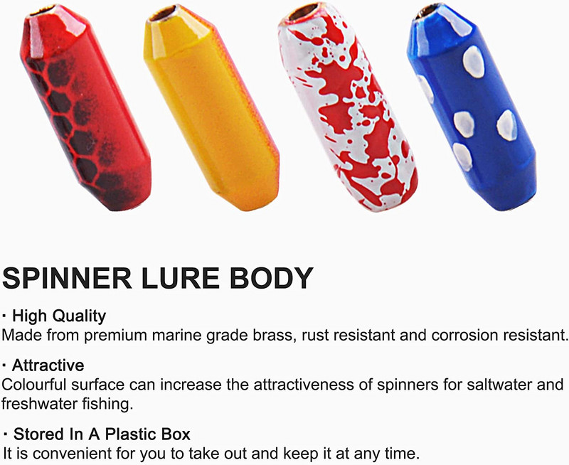 10 tk. Kalapüügi Brass Spinner Peibutuskehad DIY Fishing Sinkker kaalud Spinnerbait Carolina Rigs Taxes Rigs