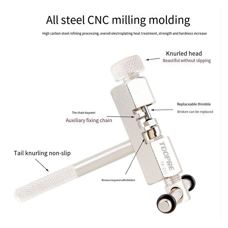 Miniratta keti tihvti eemaldaja Jalgratta lingi katkestaja jaotur MTB tsikli remonditööriist Jalgrattaketid väljatõmbelõikuri seadme tarvikud
