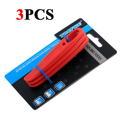 3 TK rattarehvi hoob Pry Up Tool Mägijalgratta tüüp Metallist Pry Bar Roostevabast terasest Jalgrattaratta eemaldaja parandustööriistad ciclismo