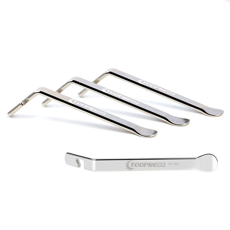 3 TK rattarehvi hoob Pry Up Tool Mägijalgratta tüüp Metallist Pry Bar Roostevabast terasest Jalgrattaratta eemaldaja parandustööriistad ciclismo