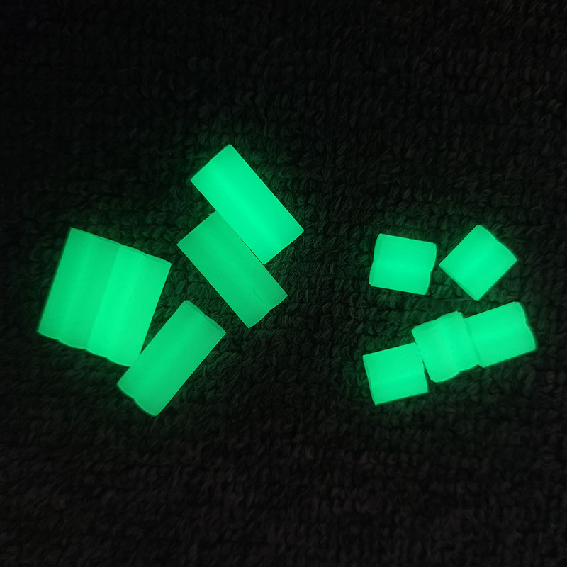 10 részes, világító horgászfénypálcika, világító bottartó Éjszakai horgászkiegészítők Horgászlámpa kapocs bot hegyéhez