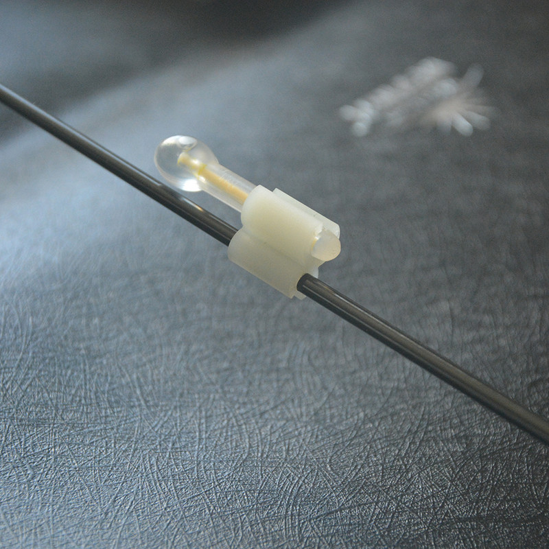 10 részes, világító horgászfénypálcika, világító bottartó Éjszakai horgászkiegészítők Horgászlámpa kapocs bot hegyéhez