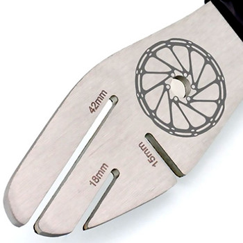MTB Bike Bicycle Disc Brake Rotor Alignment Tools Truing Tools Корекционен ключ за сплескване на дискове за планински велосипеди Инструмент от неръждаема стомана