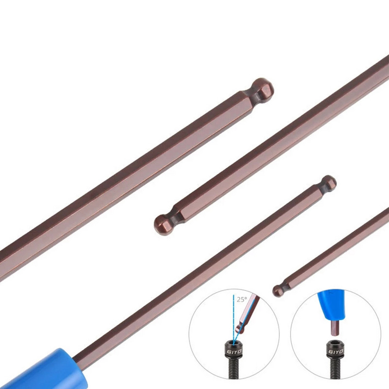 TOOPRE MTB maanteejalgratta kuuskantvõti T-tüüpi PP plastikust käepide T25 mutrivõti S2 tööriistakomplekt 3 mm 4 mm 5 mm 6 mm mutrivõtme tööriistad jalgrattaparanduskomplekt