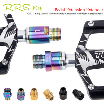 Rrskit Bicycle Pedal Extension Bolts Spacers R66E Προέκταση πεντάλ Αξεσουάρ μανιβέλας άξονα 16Mm 20Mm For MTB Πεντάλ ποδηλάτου δρόμου