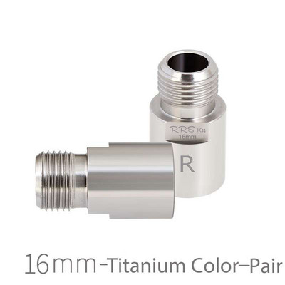 Rrskit velosipēda pedāļa pagarinājuma skrūves starplikas R66E pedāļa pagarinātāja ass kloķa piederumi 16 mm 20 mm, MTB šosejas velosipēda pedālim