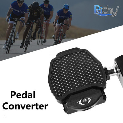 1 Pair Bicycle Pedals Adapter Road Bike Pedal Platform Adapter Fit for SPD LOOK KEO System Adapter Converter Cycling Parts