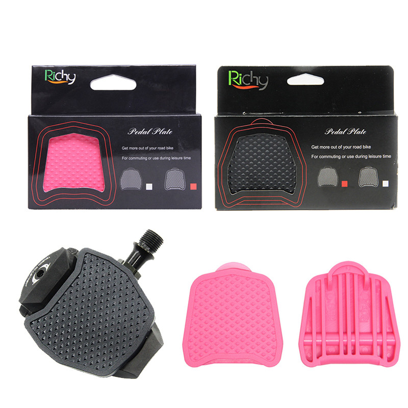 1 pora dviračių pedalų adapterio plento dviračio pedalų platformos adapteris, tinkantis SPD LOOK KEO sistemos adapterio keitiklio dviračių dalims