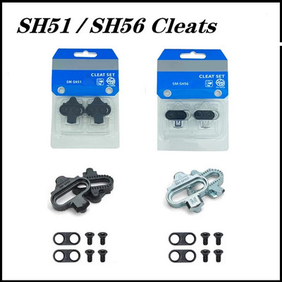 SM SH51 SH56 Bike Cleats Σύστημα μονής απελευθέρωσης Mtb Cleats Fit MTB Pedals Cleat for M520 M515 M505 A520 M424 M545 M540