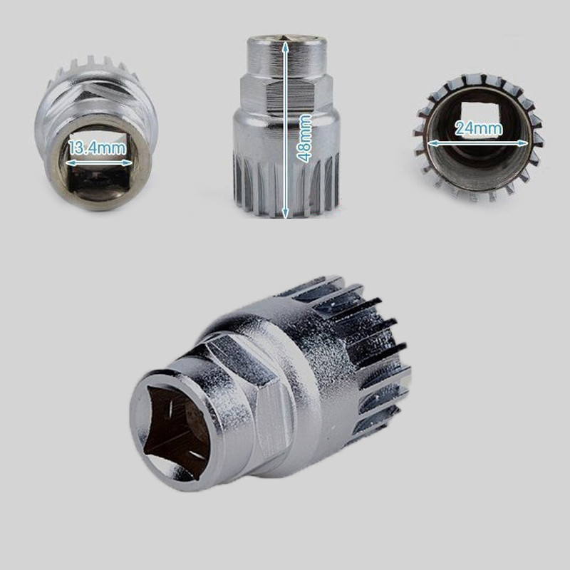 Suport inferior pentru biciclete Dispozitiv de îndepărtare a extractorului de manivelă pentru bicicletă Instrument de restaurare a suportului inferioară Instrument de diagnostic dentar pentru reparații dentare