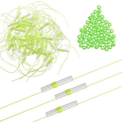 150 DB Bobber Stop Bobber Stop Bobber ütközők horgászzsinórhoz horgászgyöngyökkel Sósvízi/édesvízi horgászfelszerelés