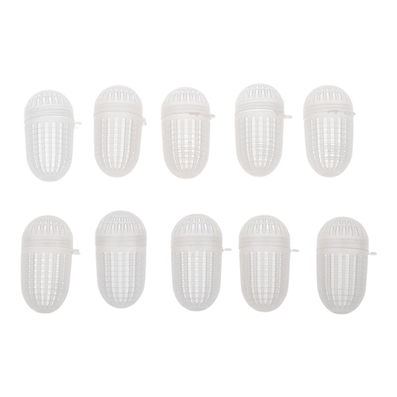 10 bucăți/set cușcă portabilă și durabilă cu momeli de pescuit pentru a atrage momeli de pescuit la crap cușcă capcană coș alimentator cușcă cu momeli de pescuit