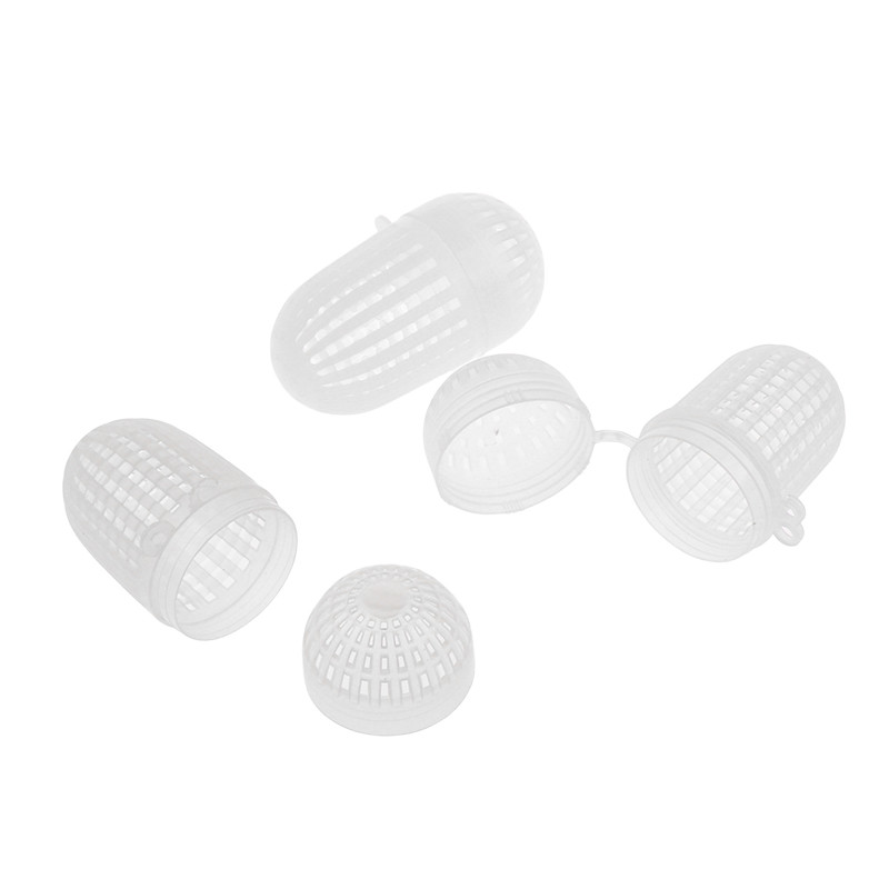 10 bucăți/set cușcă portabilă și durabilă cu momeli de pescuit pentru a atrage momeli de pescuit la crap cușcă capcană coș alimentator cușcă cu momeli de pescuit