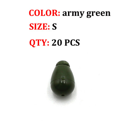 20 DB Pontyhorgász-kiegészítők Gyors csere gyöngyök Módszer Feeder Helikopter Hajtorony Horgászhorog hossza Zsinórtartó Pontyfelszerelés