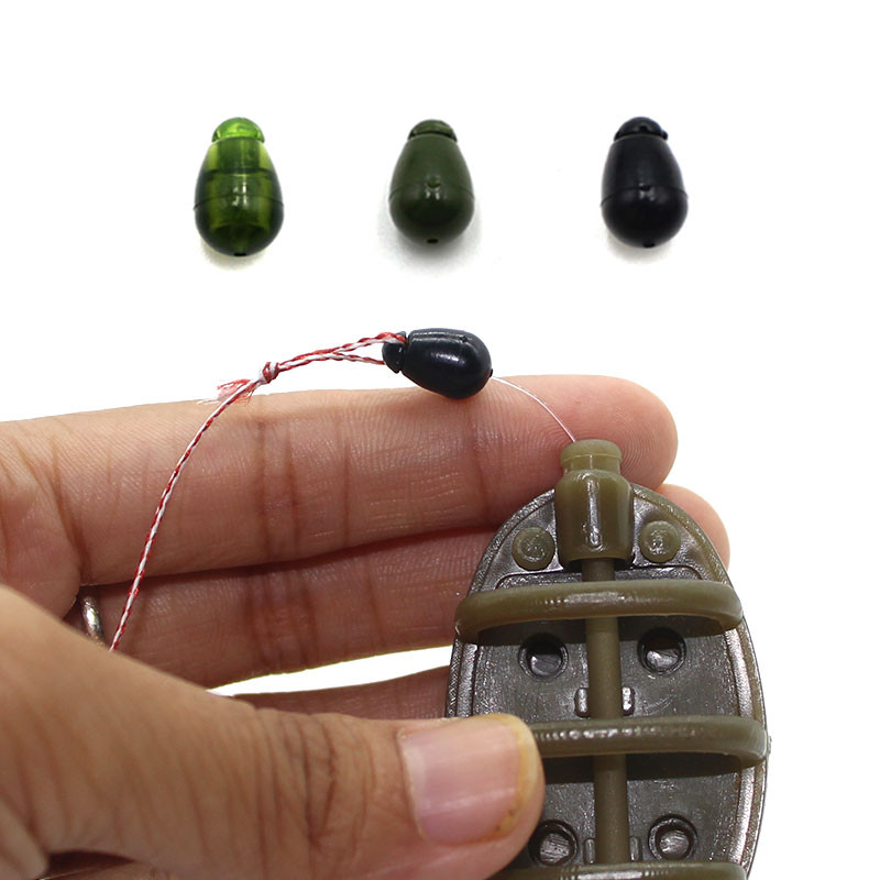 20 DB Pontyhorgász-kiegészítők Gyors csere gyöngyök Módszer Feeder Helikopter Hajtorony Horgászhorog hossza Zsinórtartó Pontyfelszerelés