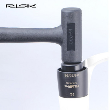 RISK Предна вилка за окачване на планински велосипед Маслено уплътнение Инструмент за инсталиране на уплътнение за прах 32/34/35/36 мм MTB велосипедна амортисьорна вилка RL220
