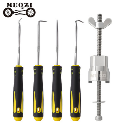 MUQZI Bike Pick Hook Tool for Fork O-Oil Seal O-Ring Springs Puller Remover MTB Road Bicycle Hub Freehub Body Removal Tool