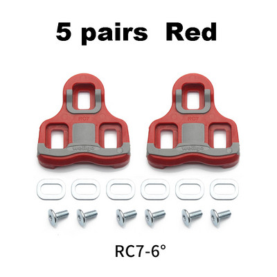 Wellgo RC7 Road Pedal Cleats 6° Remondiosad Iselukustuvad pedaali libisemisvastased klambrid 82g
