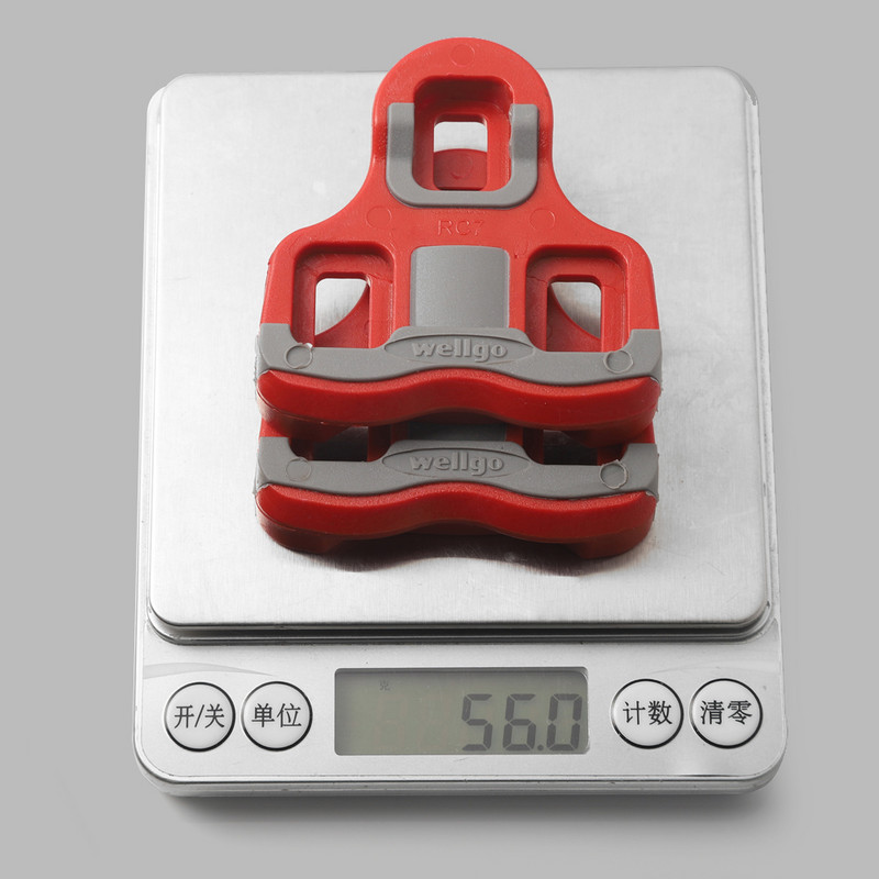 Wellgo RC7 Road Pedal Cleats 6° Remondiosad Iselukustuvad pedaali libisemisvastased klambrid 82g