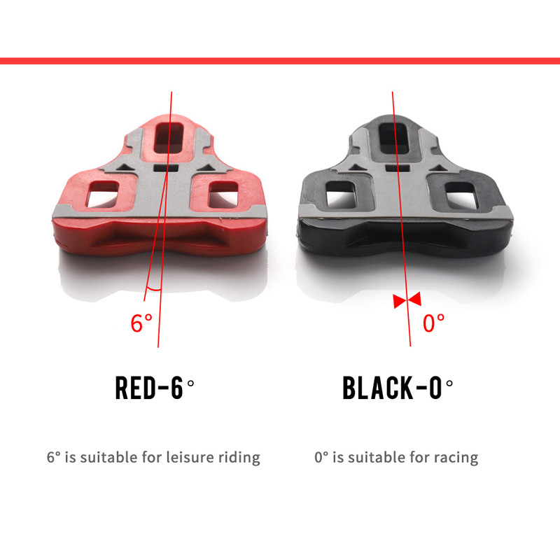 Wellgo RC7 Road Pedal Cleats 6° Remondiosad Iselukustuvad pedaali libisemisvastased klambrid 82g