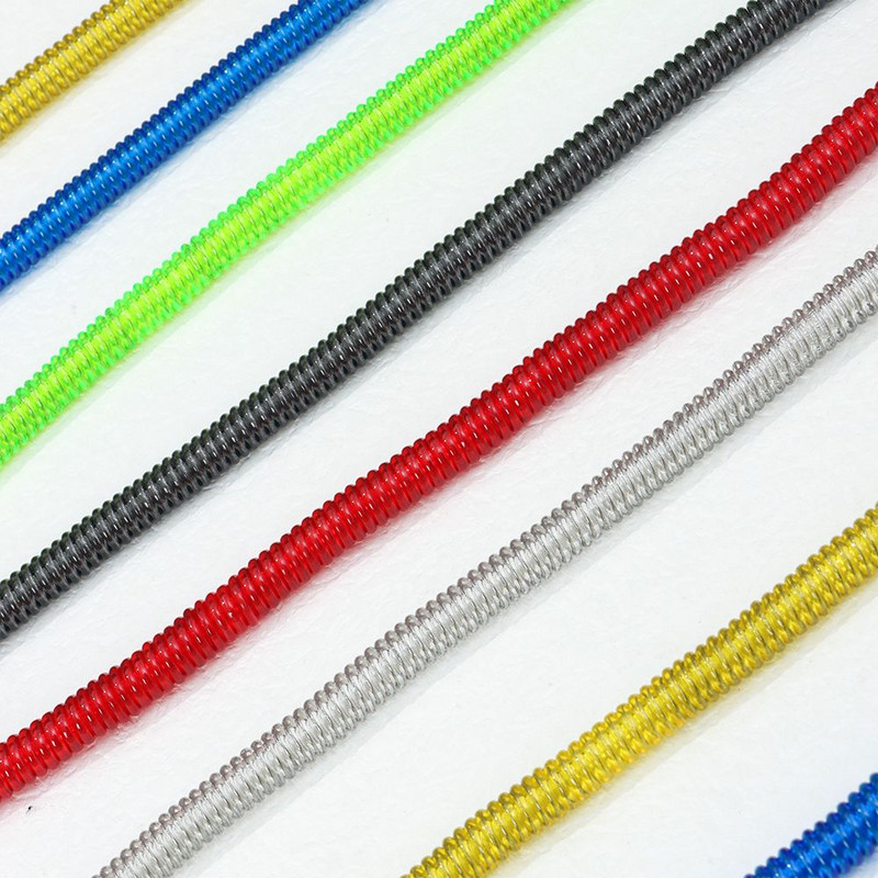 Carabinier din metal Închizătoare pentru cordon de cheie în aer liber Breloc extensibil în spirală Cârlig cu arc pentru telefon Șnur de pescuit Coarda elastică portabilă