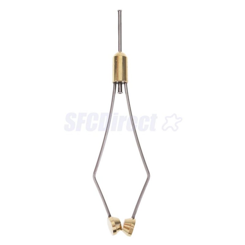 Držač špulica za vezanje mušica Mušice za pecanje Mamac za izradu mamaca Materijal za obradu Glatka špula od nehrđajućeg čelika i mesinga Mušičarenje