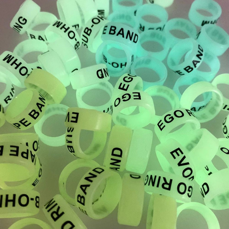 10 tk helendav rõngas õngeritva käepideme kaitseümbris Libisemisvastane rõngas silikoonist rõngas ridva stopprõngas O-rõngas kalastustarvikud