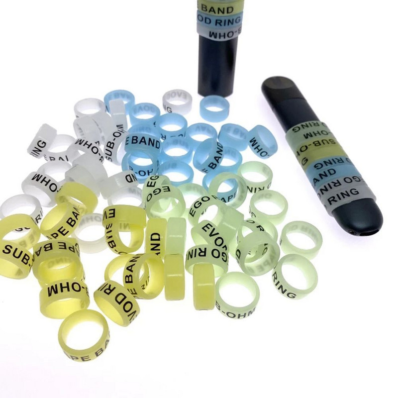 10 tk helendav rõngas õngeritva käepideme kaitseümbris Libisemisvastane rõngas silikoonist rõngas ridva stopprõngas O-rõngas kalastustarvikud