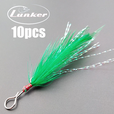 Lunker sulg 10tk isetehtud materjalist tarvikud värvilised trollingõngad kalapüügi landid lusikas popper minnow vänt söödad metallist rakised