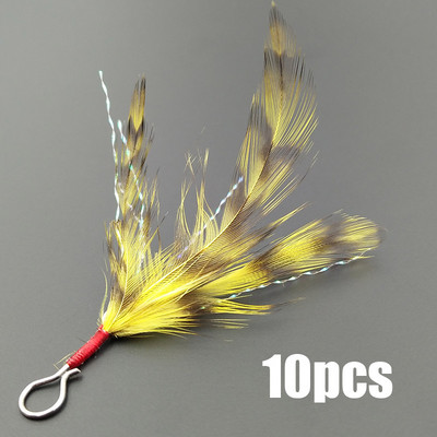 Lunker sulg 10tk isetehtud materjalist tarvikud värvilised trollingõngad kalapüügi landid lusikas popper minnow vänt söödad metallist rakised