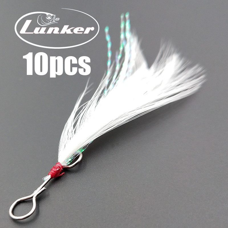 Lunker sulg 10tk isetehtud materjalist tarvikud värvilised trollingõngad kalapüügi landid lusikas popper minnow vänt söödad metallist rakised