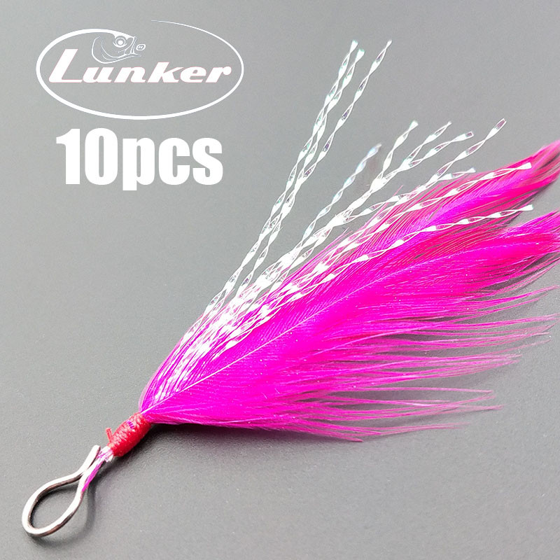 Lunker sulg 10tk isetehtud materjalist tarvikud värvilised trollingõngad kalapüügi landid lusikas popper minnow vänt söödad metallist rakised