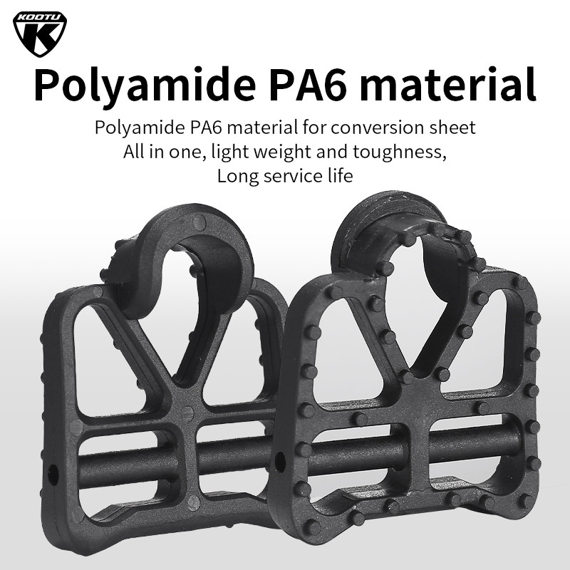 Országúti kerékpár pedál lapos pedál konverziós darab pedálkártya, amely alkalmas fedélzeti megjelenésű csúszásgátló cipővédelemmel