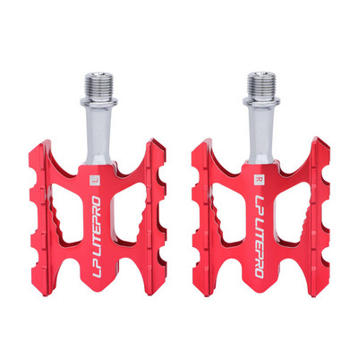LP Litepro K3 Pedală pliabilă pentru bicicletă, aliaj de aluminiu, anti-alunecare, rulment etanșat DU, MTB Road BMX, pedale universale pentru bicicletă