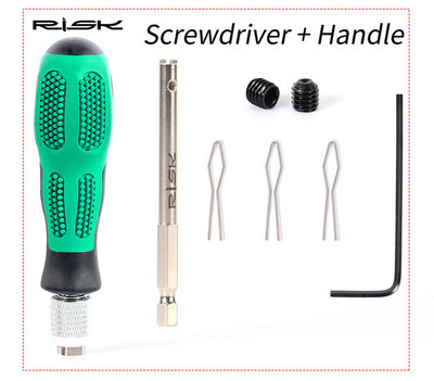 RISK Jalgratta kodara nipli sisestustööriist Kruvikeeraja Jalgratta kodarakork Eemaldamine Mutrivõti MTB maanteeratta ratta kodara nipli võti