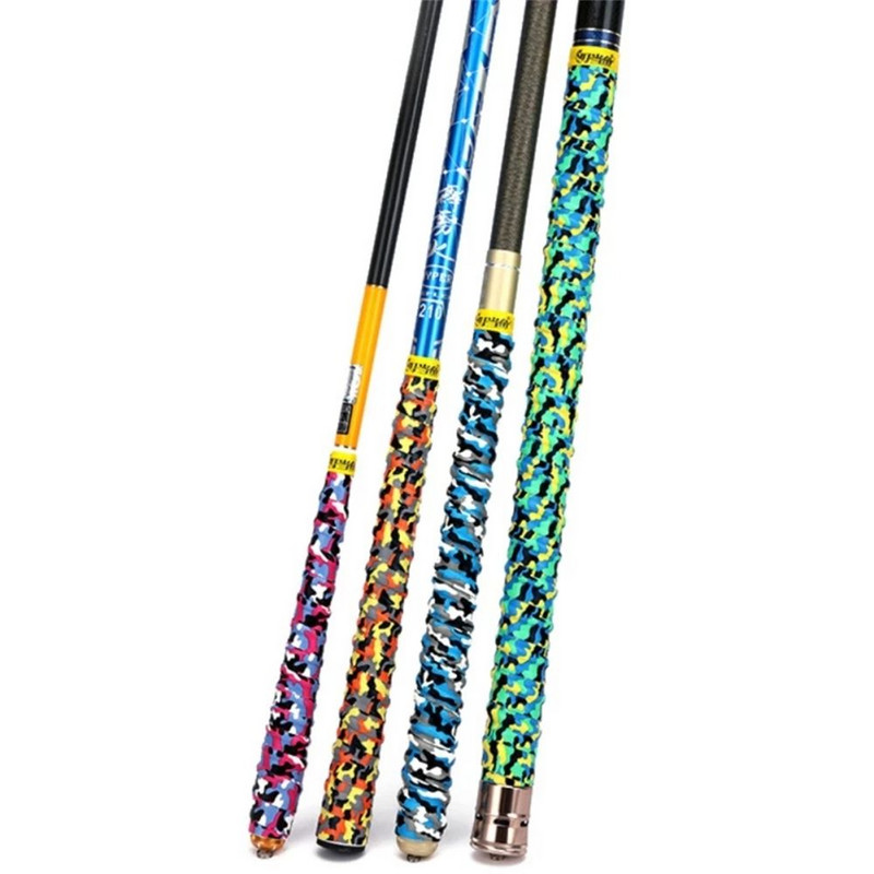 11m/2m veekindlad õngeritvad Aksessuaarid Kamuflaaživärvi libisemisvastane teip Higipael Kuumuskahanev mähis reketi käepidemed