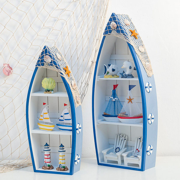 Dekoratyvinė lentyna laivui