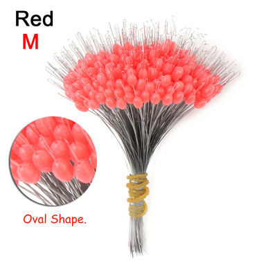 300 tk Silicon Space Bean Float Fishing Bobber Silicone Anti-Stopper Connector õngenööri takistuse kalapüügi tarvik